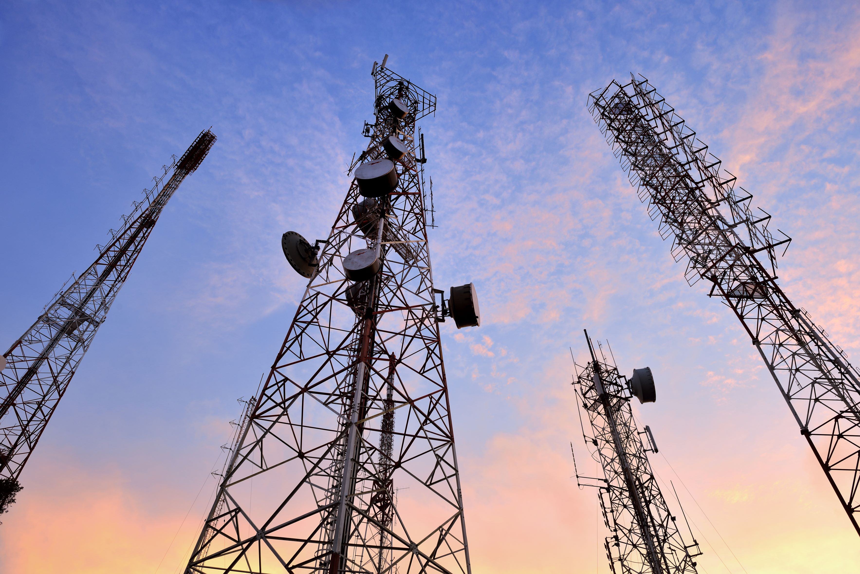 telecommunication towers